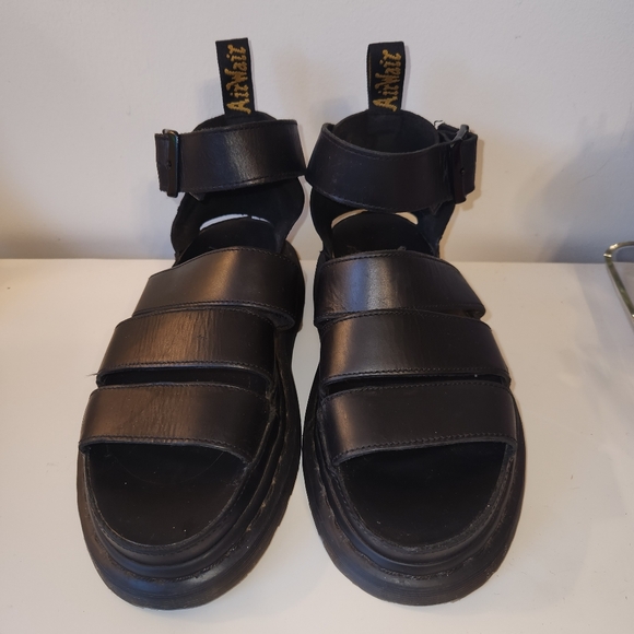 Dr. Martens Platform Black Sandals - Picture 2 of 6